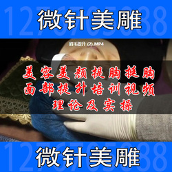 微针美雕美容美颜挺胸提胸面部提升培训视频理论及实操