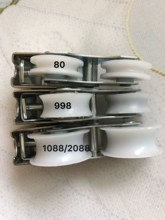 2088推拉平移滑轮槽滚轮移门轨下锈不钢玻璃铝窗热销 998 新款