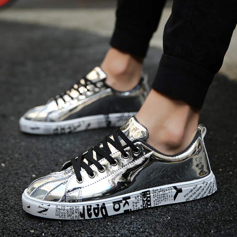 Jordan Silver White Men's and Women's Shoes 2018 Spring Hip Hop Street Dance Board Shoes for Men's Korean Fashion Shoes, Popular on the Internet, Same Brother