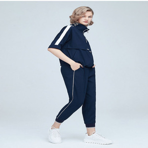 诗篇折扣2019秋季新款运动休闲卫衣宽松显瘦百搭套装6C59270230