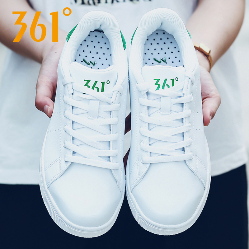 361 degree board shoes women's shoes casual shoes fashion classic fashion sneakers 361 Skate shoe women's green tail small white shoes