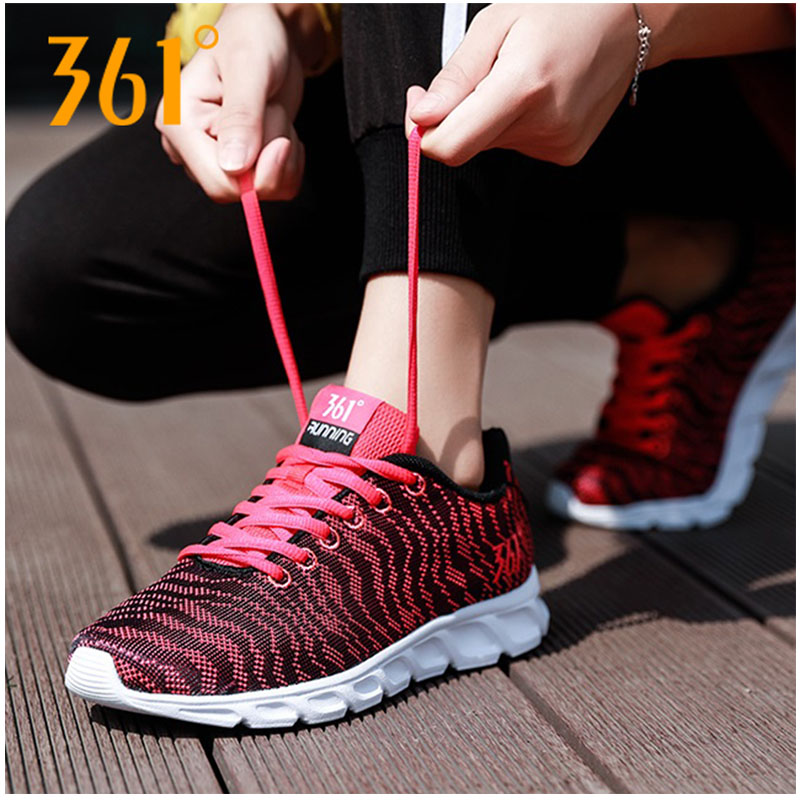 361 degree women's shoes, sports shoes, summer new mesh breathable authentic 361 casual shoes, lightweight fitness running shoes, women