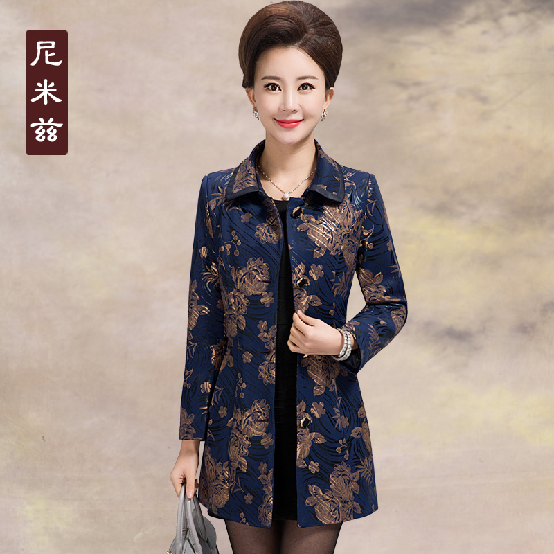 中老年女春装外套2018新款潮40-50岁妈妈装秋