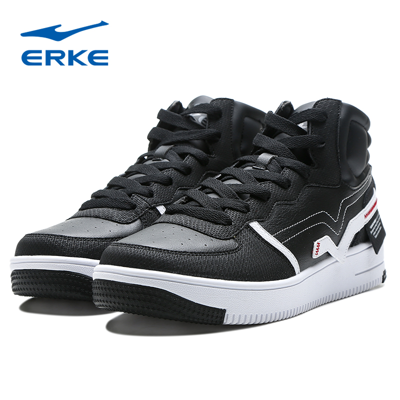 ERKE Autumn Men's Shoes Summer 2019 New High top Sneakers Men's Shoes Casual Shoes Running Shoes Fashion Shoes