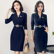 艾尚臣职业装套装女2018新款时尚气质韩版连衣裙修身显瘦通勤正装图片