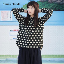冬季新品 桑妮库拉/Sunny clouds 女式纯棉柚子浴印花衬衫