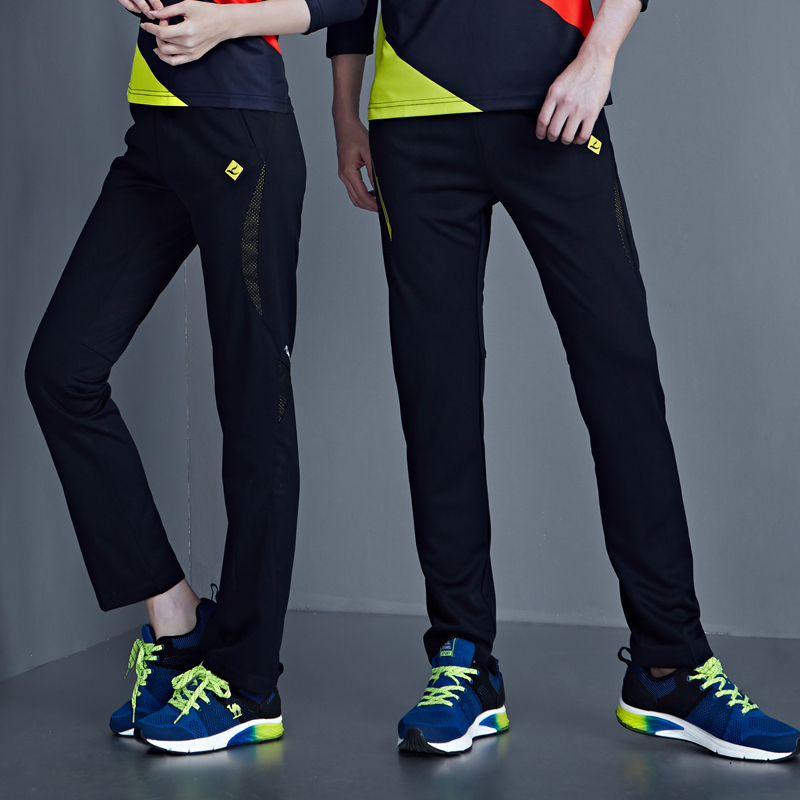 Lingsheng Autumn and Winter Badminton Jersey Men's and Women's Sports Pants Quick Drying Sweat-absorbing Sports Pants Slim Fit Badminton Pants
