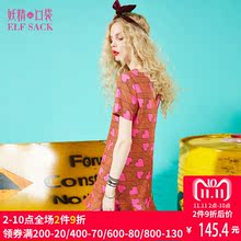 妖精的口袋夏装新款宽松荷叶边连衣裙女短裙 约会迪士尼图片