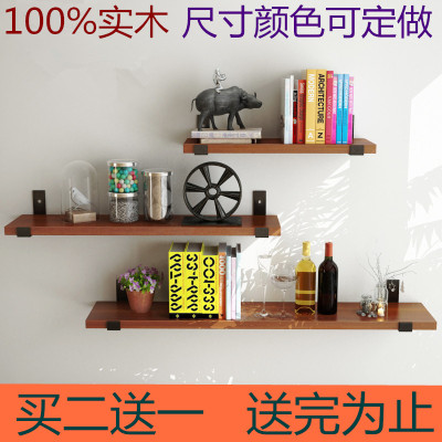 墙壁挂木书架爆款
