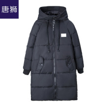 唐狮旗舰店2018冬装新款情侣款羽绒服女中长款羽绒衣外套保暖图片