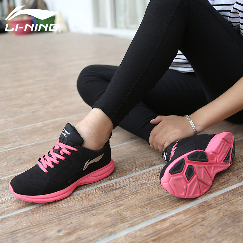 Li Ning Women's Running Shoes, Women's Dad Shoes, 2019 Autumn and Winter New Running Shoes, Autumn and Winter Warm Sports Shoes