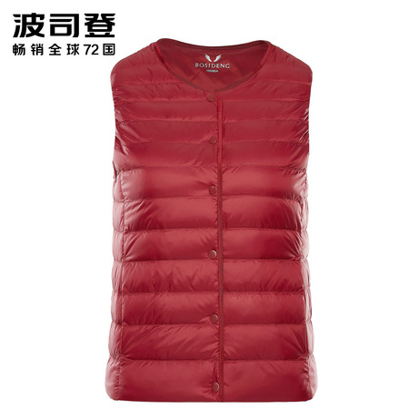波司登羽绒背心女 2018新品女士羽绒服马甲内胆轻薄马夹商品大图