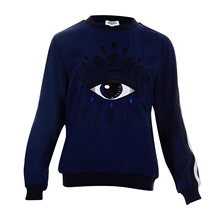 KENZO/高田贤三KEF852T00745AC女士时尚眼睛套头卫衣18年春夏新款图片