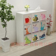 电视柜 简易储物柜 置物架书架 正方形格子柜 儿童玩具整理收纳柜