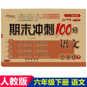 2019春新版 期末冲刺100分六年级下册数学试