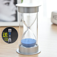 沙漏计时器儿童防摔小摆件创意家居客厅书房餐厅装 饰品生日礼物