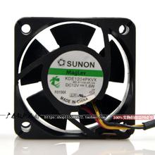 12V 1.4W KDE1204PKVX 原装 磁浮静音风扇 SUNON 4020 4厘米 建准