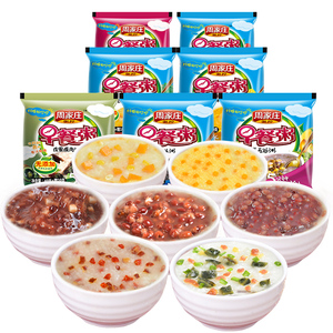 周家庄粥控营养早餐粥八宝粥12袋