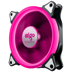 爱国者极光台式主机电脑机箱风扇12cm日食RGB变色led静音散热12v