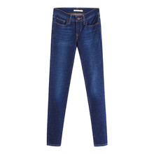 现货Levi's/李维斯711女士浅蓝水洗修身紧身小脚牛仔裤19560-0046