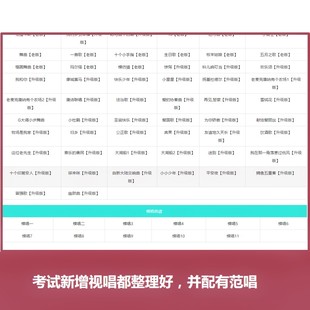 2018年暑期音基考试题库中级 在线模拟题中央