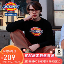 全棉情侣装 秋冬Logo印花套头长袖 Dickies卫衣帝客男女同款 上衣潮x