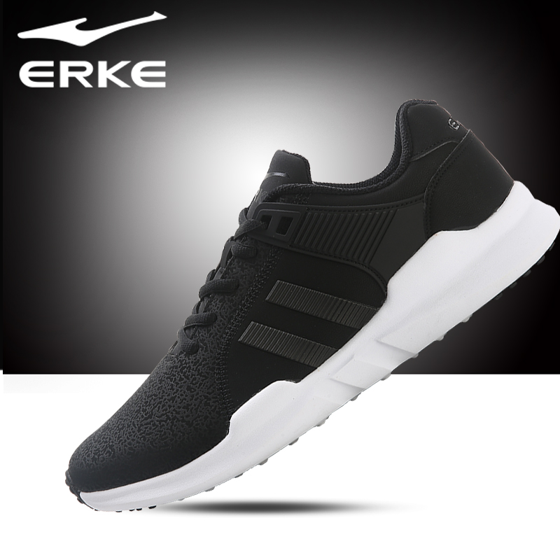 ERKE Sports Shoes Men's 2018 New Genuine Autumn Men's Shoes Winter Running Shoes Men's Casual Shoes Red