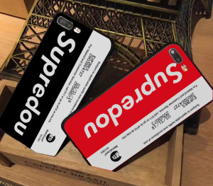 Supredou抖音潮牌北欧手机壳 苹果X iPhone6