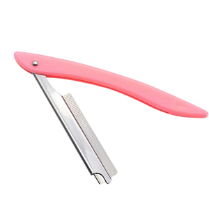 折叠不锈钢刮眉刀10片装