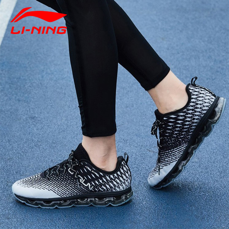 Clear Warehouse Li Ning Sports Shoes Women's Shoes 2019 Autumn and Winter New Running Shoes Casual Air Cushioned Shoes Breathable Running Shoes