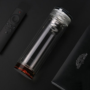 日超双层玻璃杯过滤玻璃茶杯