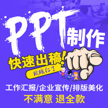 专业ppt制作代做幻灯片英语设计服务动态美化修改动画课件QC定制