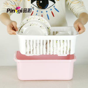 厨房碗筷收纳盒沥水架