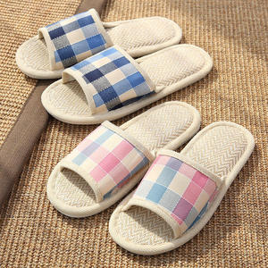 家居拖鞋棉麻亚麻拖鞋