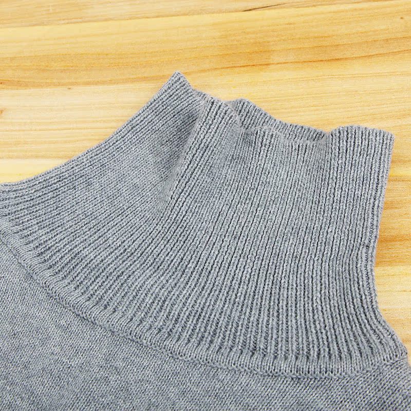 【年中促】布景女装春秋高领长袖连衣裙中长款