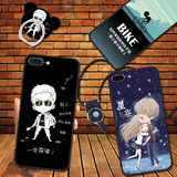 苹果iphone7plus手机壳iphone7plus手机套防摔硅胶软卡通男女全包