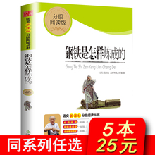 任选5本25元 钢铁是怎样炼成 无障碍阅读中文版全集无删减小说 世界名著系列 世界名著外国文学小说奥斯特洛夫斯基代表作书籍