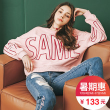 拉夏贝尔拉贝缇2018新款女春装卫衣女韩版潮学生宽松ulzzang上衣图片
