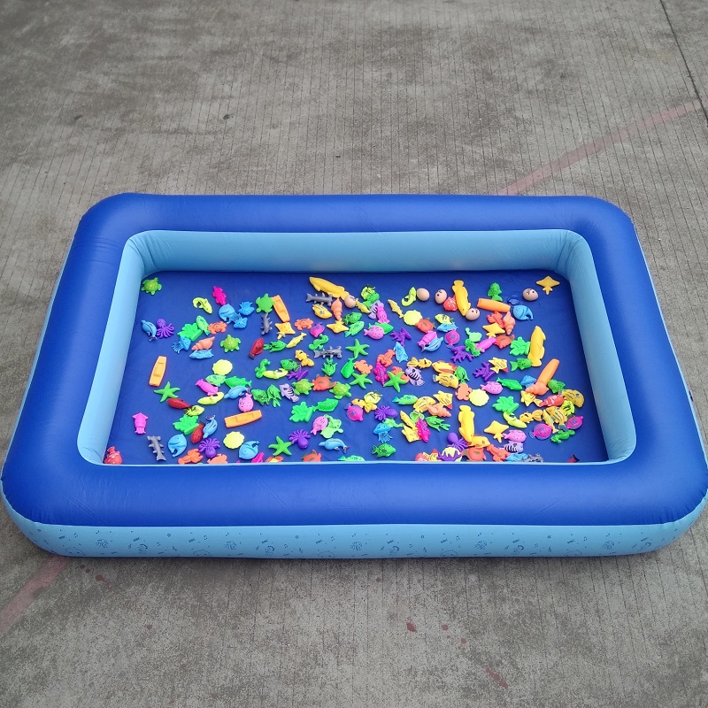 加厚充气钓鱼池 广场摆摊儿童套装玩具池 游乐