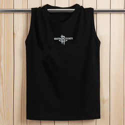 2019新款夏季男士无袖t恤篮球沙滩坎肩健身运动背心男纯棉透气