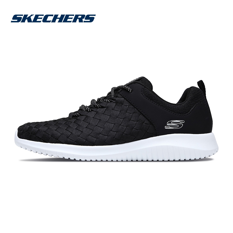 Skechers斯凯奇女鞋新款编织透气运动鞋 轻质减震休闲鞋 12845