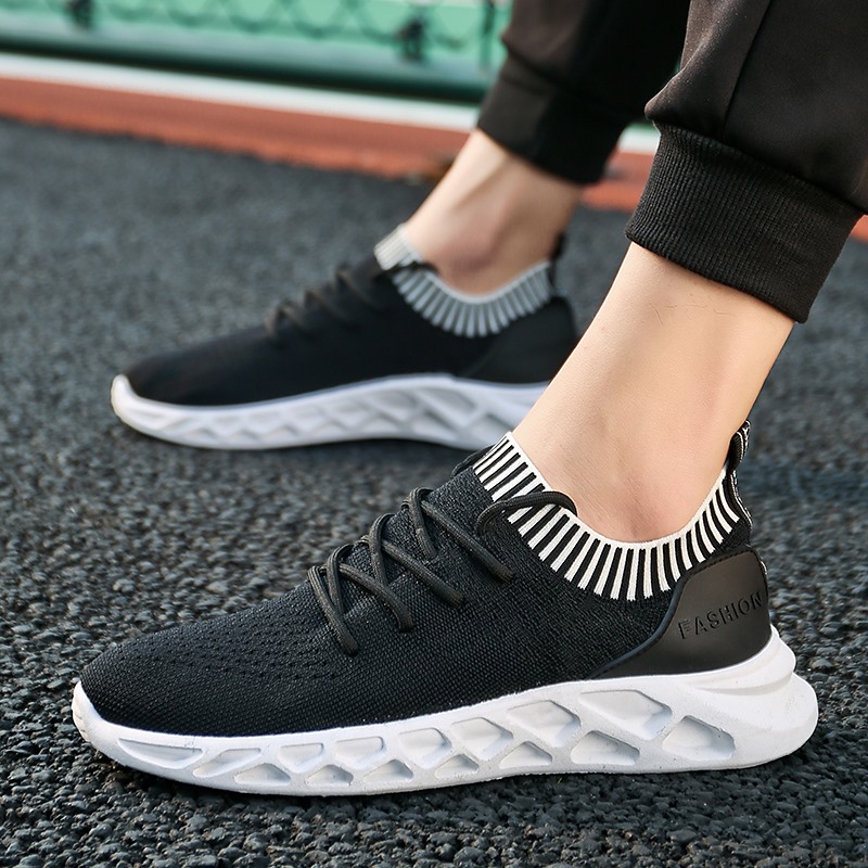 Jordan Spring Leisure Sports Mesh Flying Weave Running Fashion Shoes Summer Breathable Student Men's Shoes Board Shoes Canvas Shoes