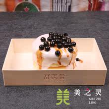 新品 定制仿真黑糖珍珠舒芙蕾面包甜品食物食品模型样品摄影道具
