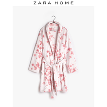 41961434644 花卉摇粒绒睡袍 Home Zara