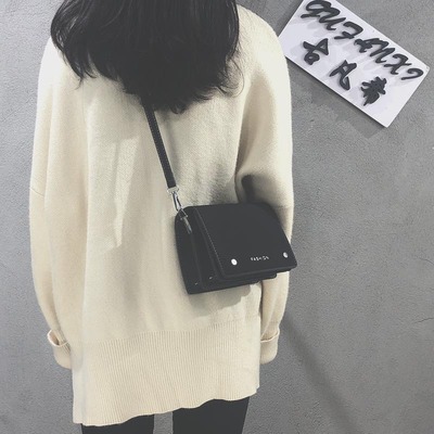 港风上新小方包包女2018新款潮韩版百搭斜挎包复古磨砂ins超火包