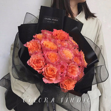 七夕情人节进口玫瑰花束上海同城鲜花速递生日送女朋友表白花店