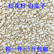 红花子 红花籽 白瓜子 仓鼠鹦鹉鸽子粮食 鹦鹉鸟食包邮 5斤装包邮