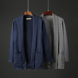 特价秋季针织衫男士开衫毛衣韩版修身弹力潮流个性男装线衣C-A8