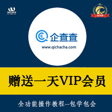 赠送购买当天VIP权限 数据整理 导出策略 企查查会员使用教程