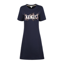 KENZO/高田贤三【18秋冬】女士短袖修身连身裙 F862RO813图片